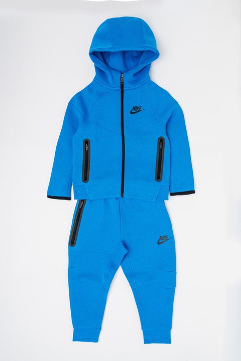 Nike, Sportswear szabadidőruha kapucnis felsővel, Kék