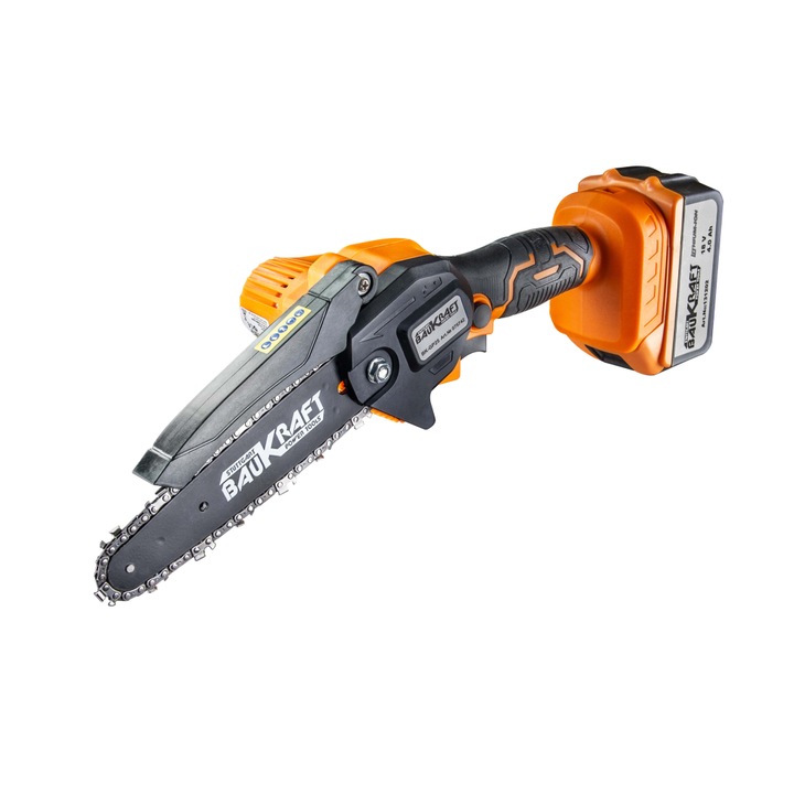 Резачка акумулаторна Baukraft BK-GP25, 150mm(6")SDS, 4Ah, батерия, зарядно, куфар, Оранжев/Черен