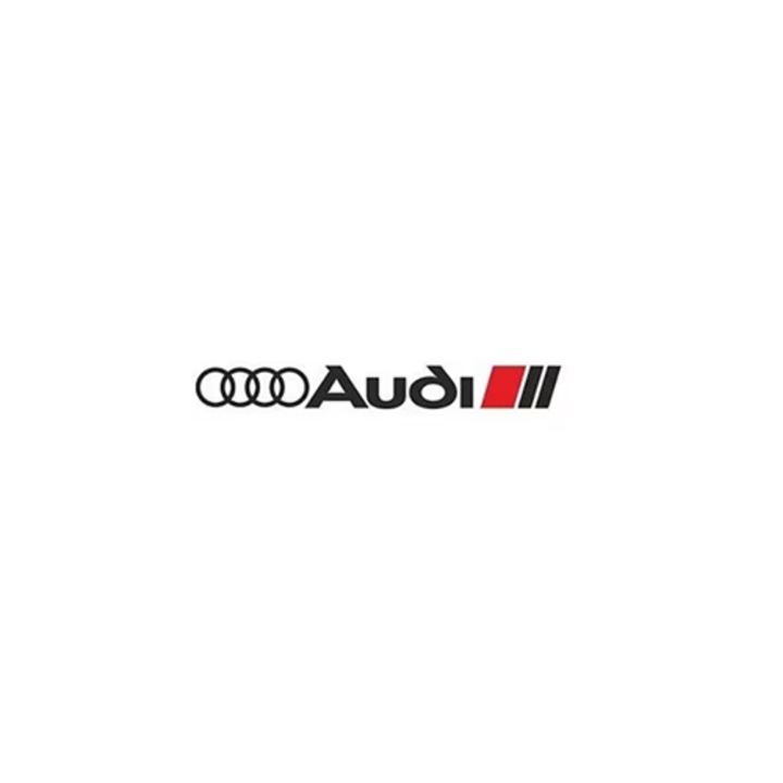 Set 4 Stickere Manere - Audi - 11 cm - Alb