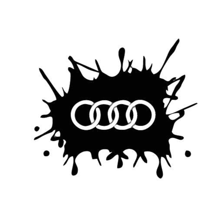 Audi Splash autómatrica - 15 CM - fehér