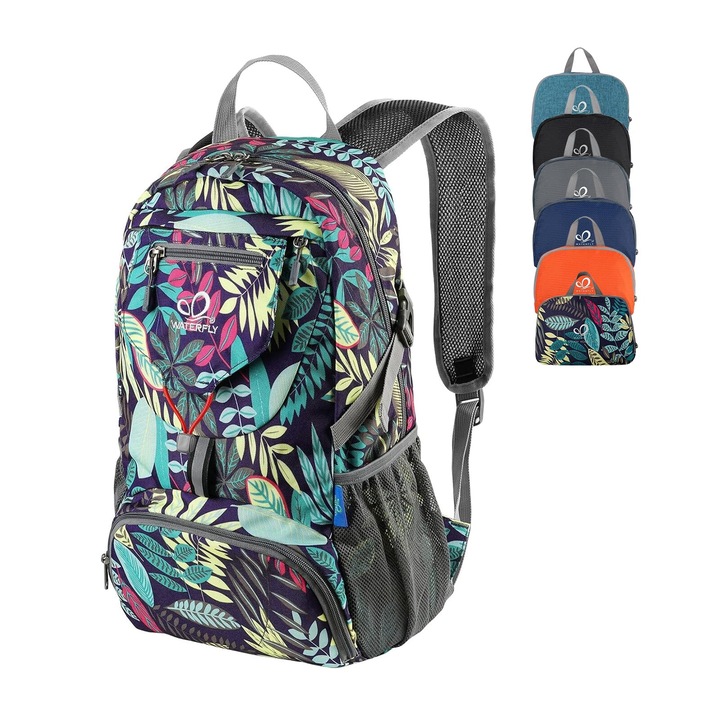 Rucsac de drumetie, Waterfly, Nylon, Multicolor