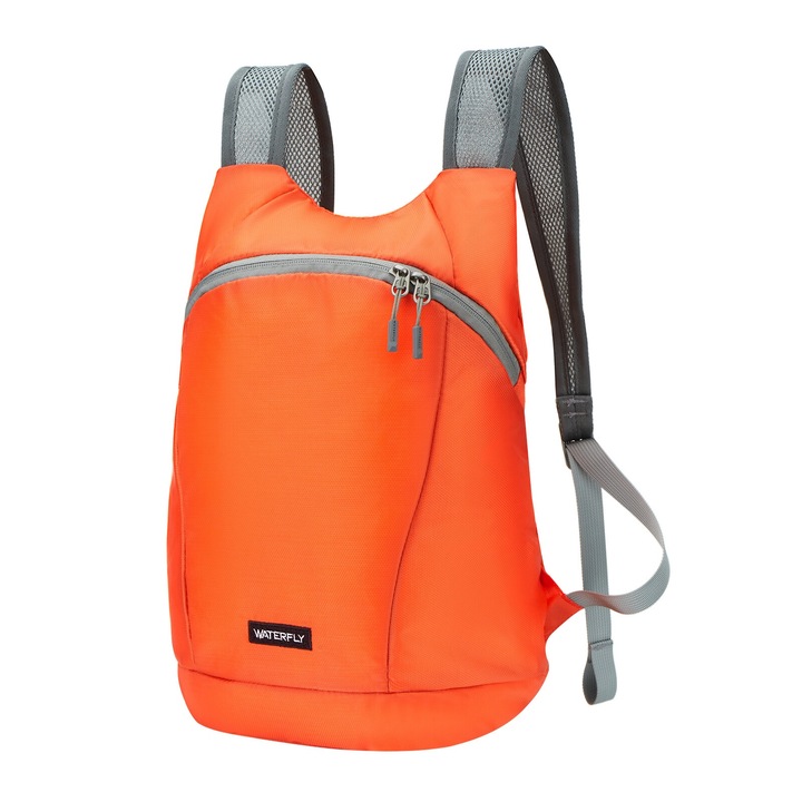 Összecsukható hátizsák 15L, Waterfly, Nylon, Orange