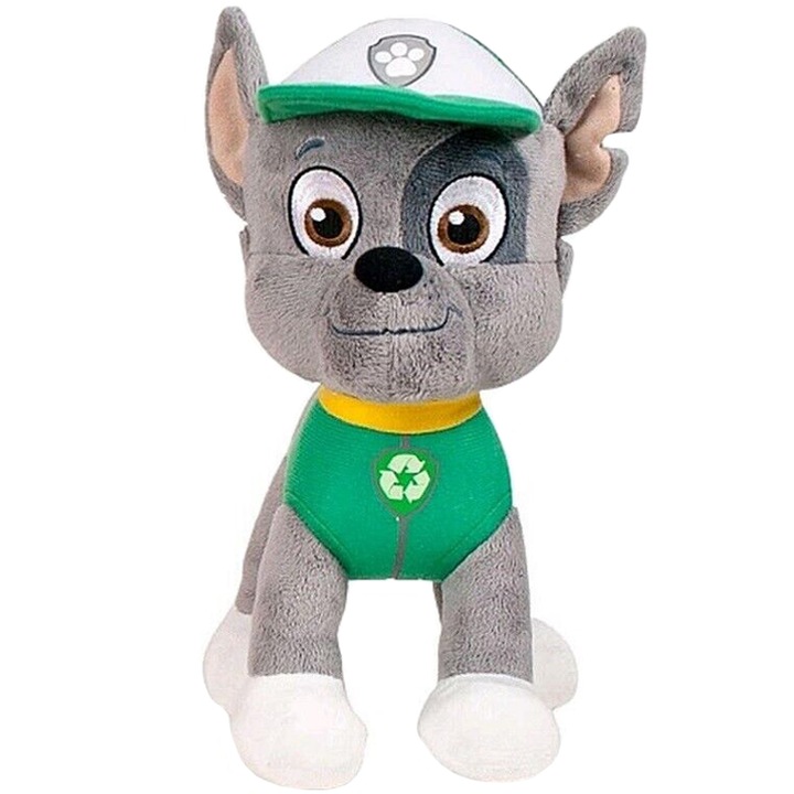 Плюшена играчка Paw Patrol - Rocky, 28 см