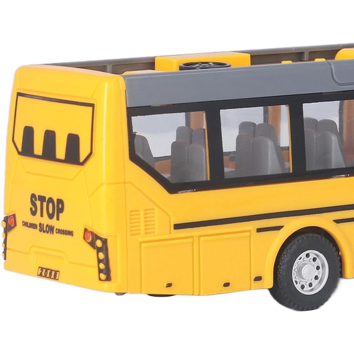 Autobuz cu telecomanda, incarcator si acumulator
