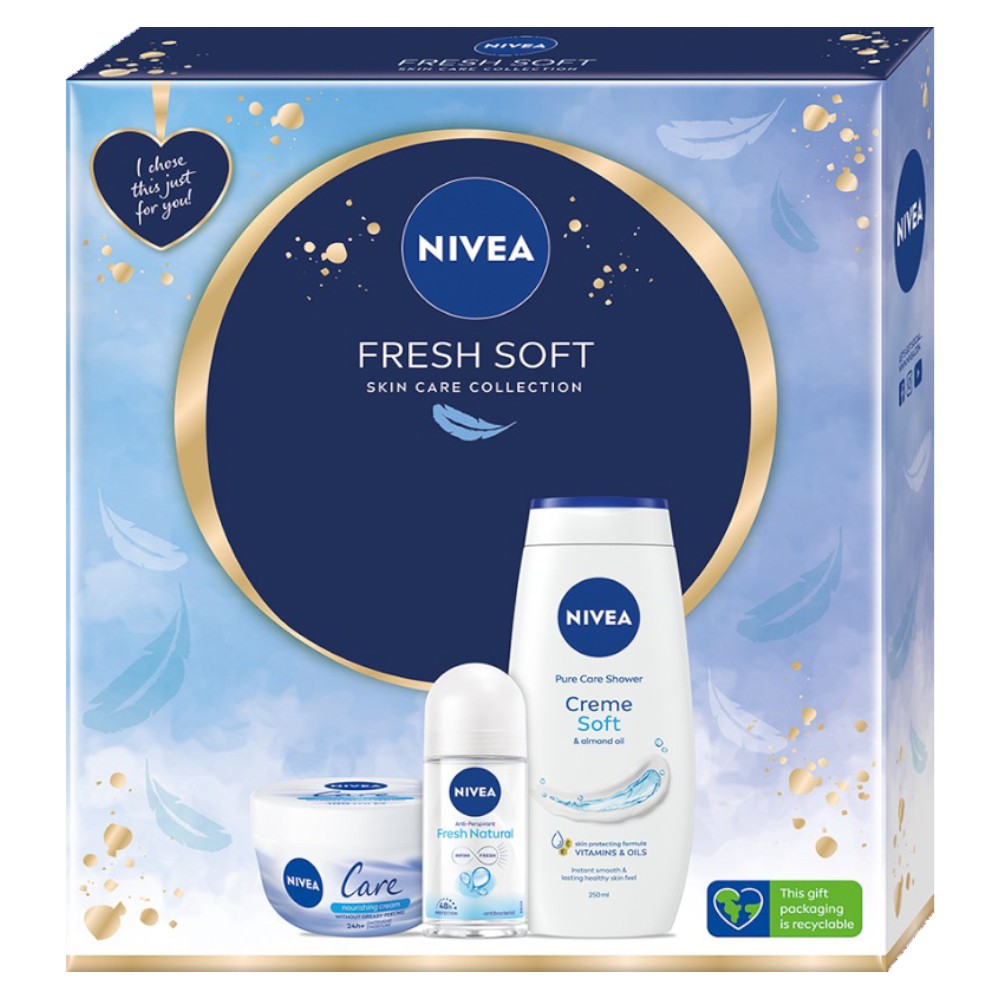 Set cadou Nivea Men Active Clean Essential: Gel de dus, 250ml +
