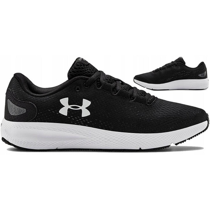 Under Armour Charged Pursuit 2 sportcipő, textil, fekete, 35,5 EU
