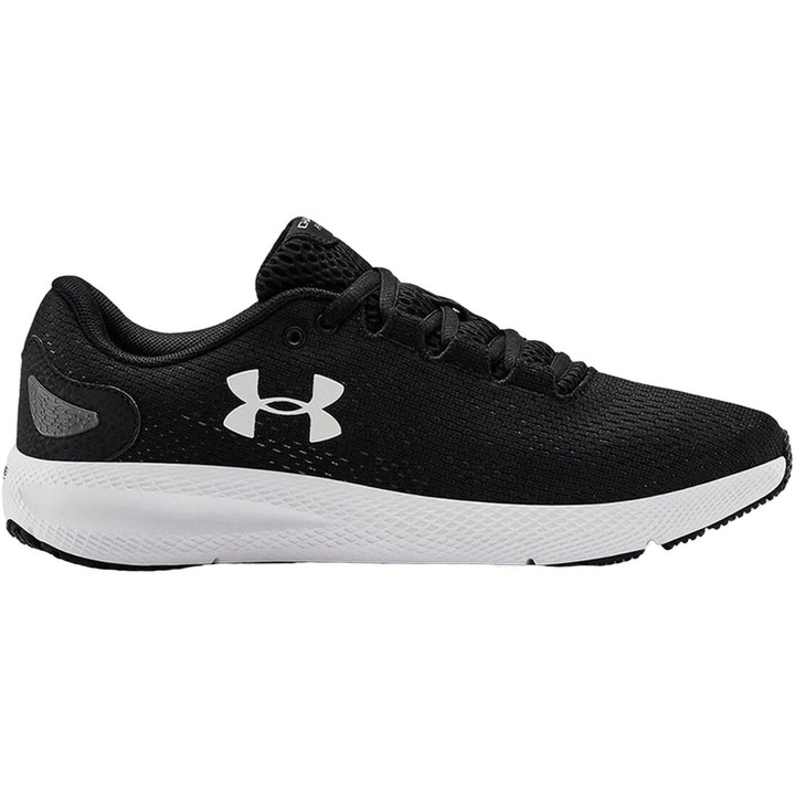 Under Armour Charged Pursuit 2, Lányok edzőcipő, Textil, Fekete, 36 EU