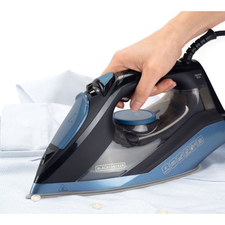 Fier calcat, Black & Decker, 2800 W, negru