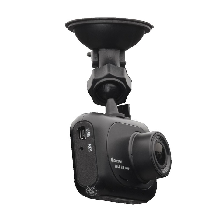 Camera auto DVR, DENVER, CCT-2008, ecran 2.45'', Full HD, G-sensor, unghi 120°, 7.1x3.6x4.9cm