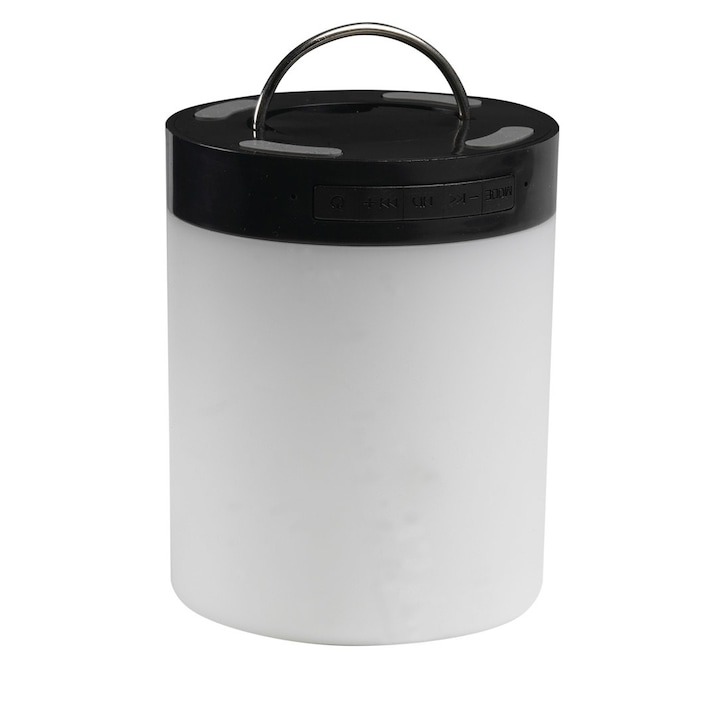 Boxa portabbila, TerraTec, AUX, Aluminiu, USB, Bluetooth 2.1, Negru/Argintiu