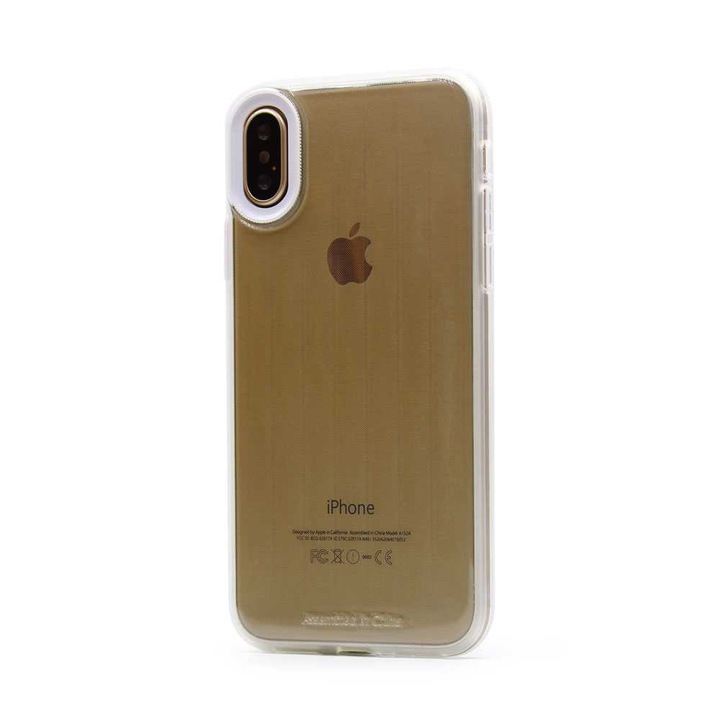 Husa telefon Devia Yonger Series, rezistenta la socuri, aderenta usoara, alba, pentru iPhone XS Max (6.5)