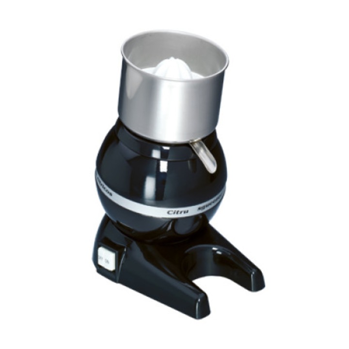 Сокоизстисквачка за цитруси Gastroback 40174, дълготраен 130W мотор, неръждаема стомана, черна