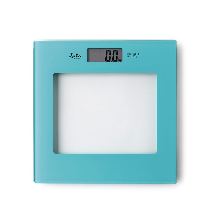 Везни за баня Jata HBAS1290, закалено стъкло 6 мм, LCD дисплей, 150 кг