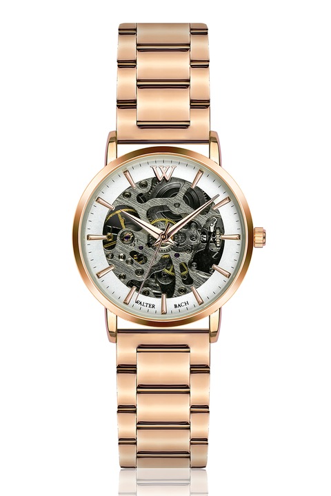 Walter Bach, Автоматичен часовник с видим механизъм, Rose Gold