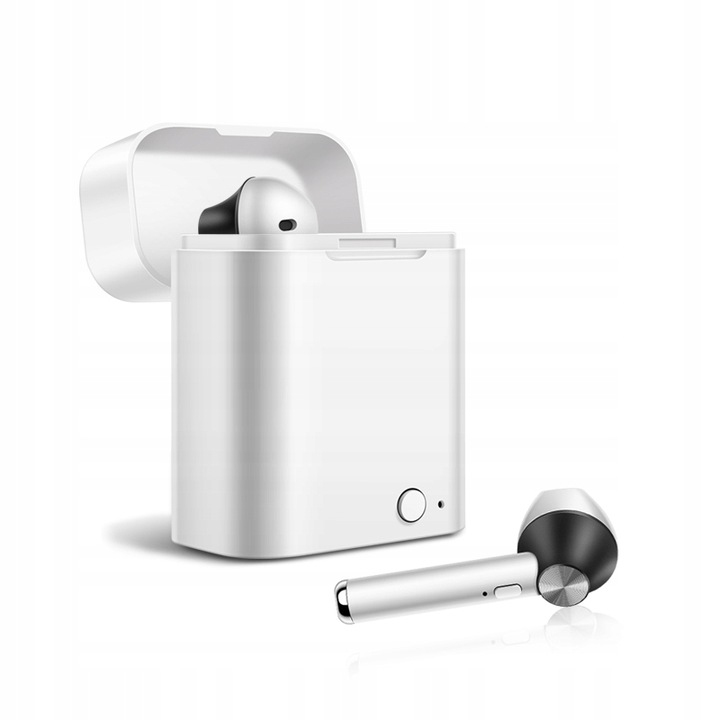 Manta D012 In-Ear fülhallgató, vezeték nélküli, Bluetooth 5.0, 9 óra üzemidő, fehér