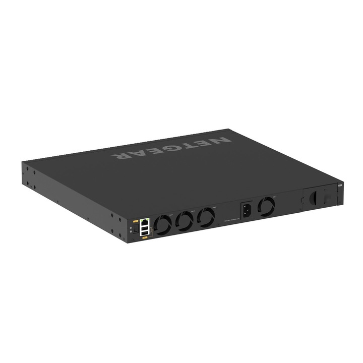 Switch hozzáférési pont NetGear M4350-24F4V, L3 menedzselt, 1U, fekete