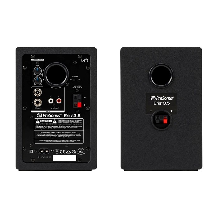 Boxe active PreSonus Eris 3.5, 2x25W, 80-20000Hz, negru, 140,5x164x210mm