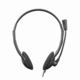 Casti PC SBOX HS-707, control volum, buton mute, negru, 20x18mm