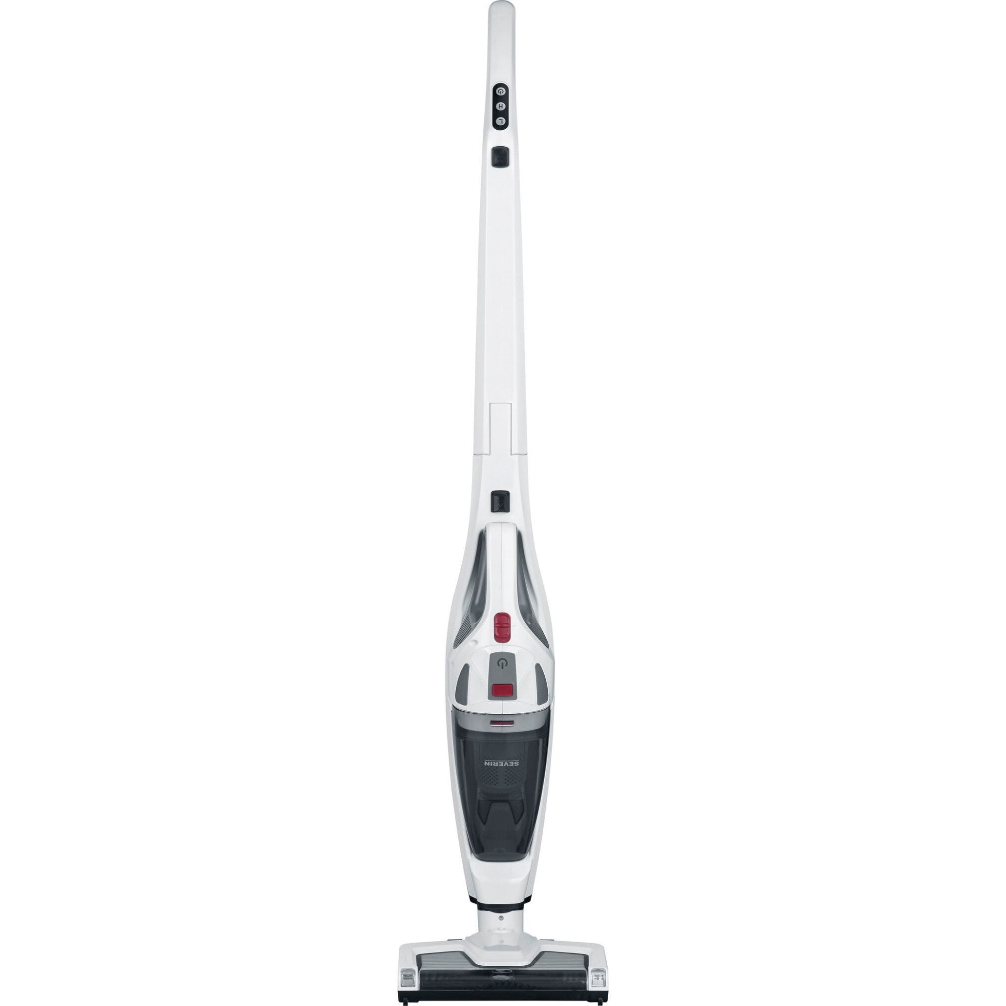 Aspirator vertical Severin HV 7173, 2-in-1, LED, alb/negru, 650ml