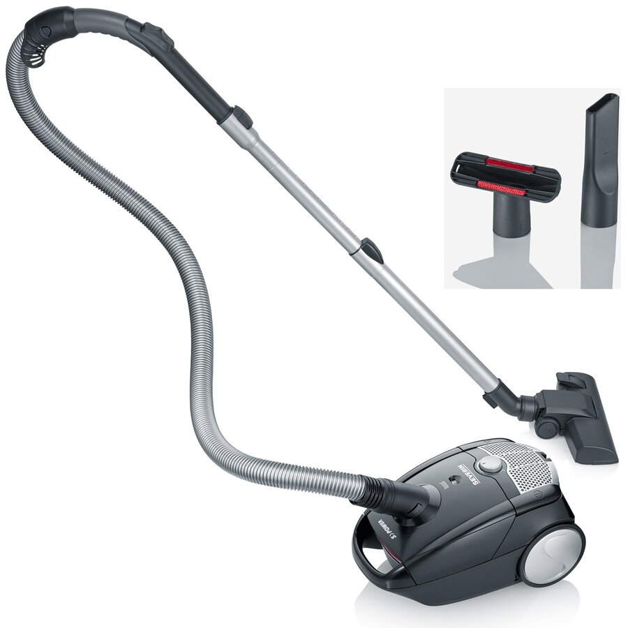 Aspirator Severin BC 7030, capacitate 2l, putere 750W, cablu 5m, gri, 49x30x27cm