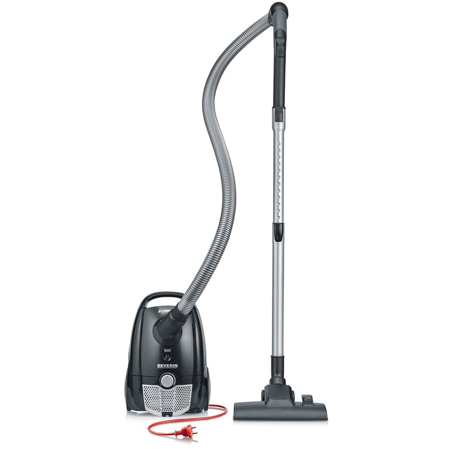 Aspirator Severin BC 7030, capacitate 2l, putere 750W, cablu 5m, gri, 49x30x27cm