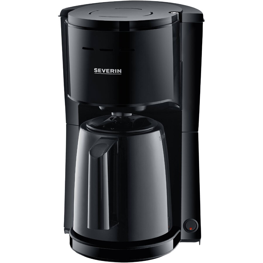 Cafetiera Severin KA 9306, termos, filtru pivotant, negru, 1000W