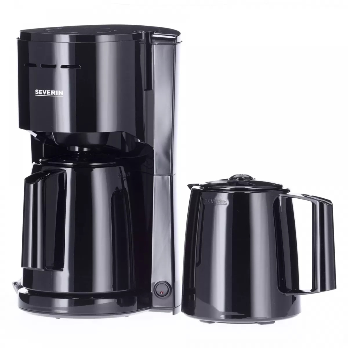 Cafetiera Severin KA9307 cu 2 Cani Termice Capacitate 1.0L 1000W Negru