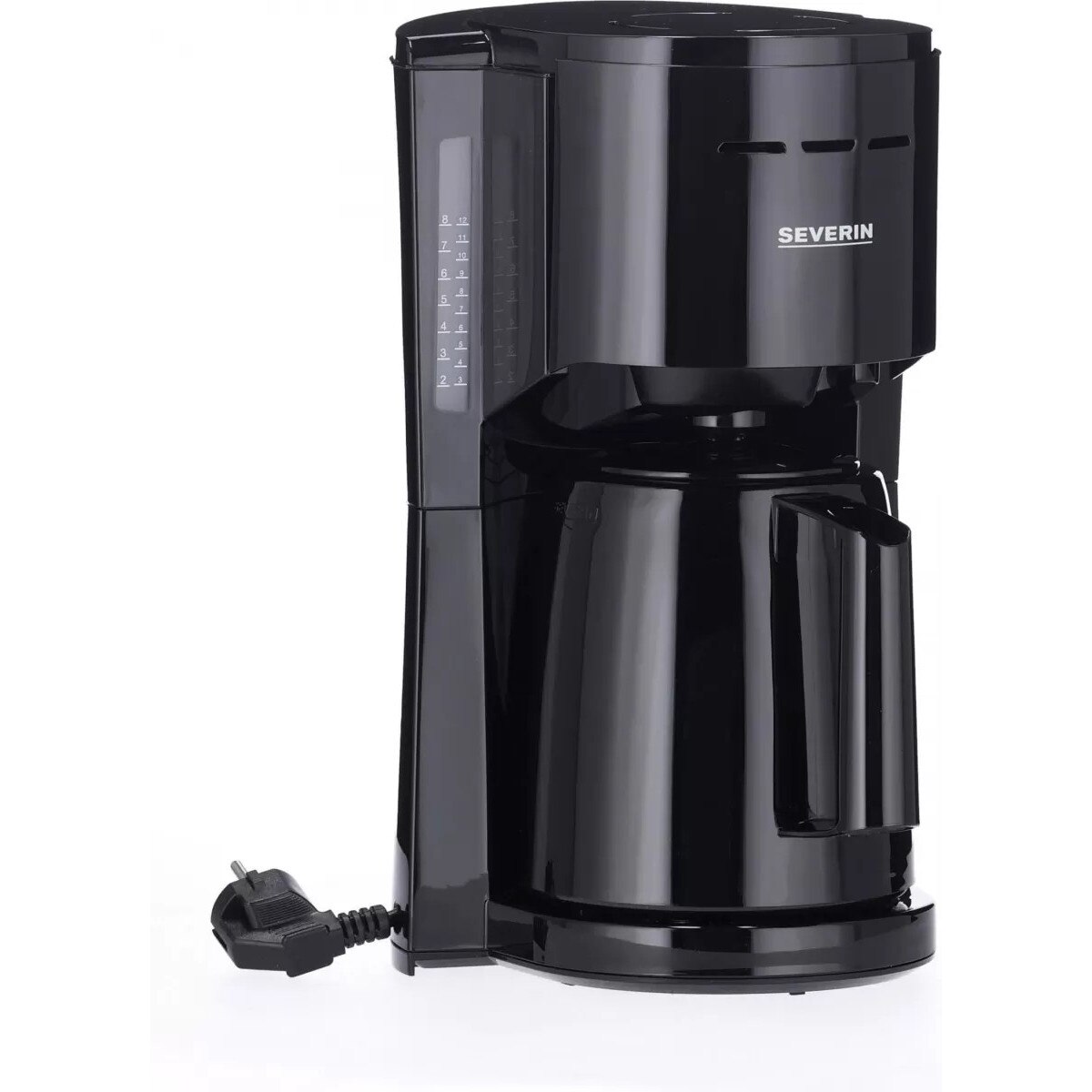 Cafetiera Severin KA9307 cu 2 Cani Termice Capacitate 1.0L 1000W Negru