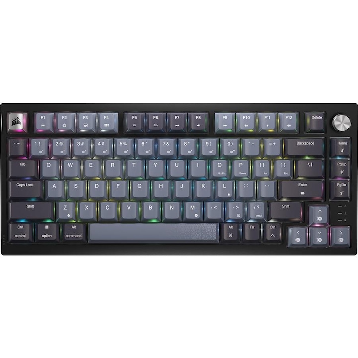 Tastatura Gaming Mecanica K65 Plus, USB, Wireless, Bluetooth, iluminare RGB, US Layout Negru
