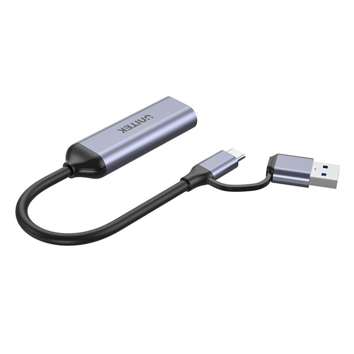 Видео грайфер Unitek USB-C/A, 4K HDMI 1.4b