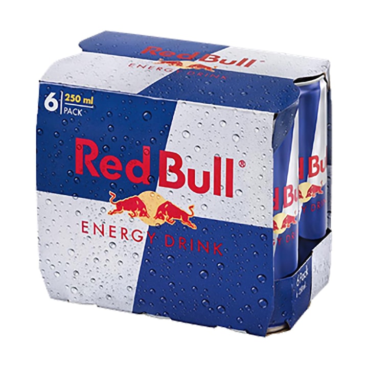 Energiaital adag 6 x 0, 25 L, Red Bull