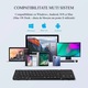 Tastatura Pliabila in 3 Parti, Design Modern, Dimensiune Compacta, Fara Fir, Touchpad Mare, Compatibilitate extinsa-Windows, Mac, iOS, Android, iPad, PC, 87 Taste, Conectare 3 Dispozitive Simuntan, Bluetooth, Baterie 210mAh, Riancarcabila, USB