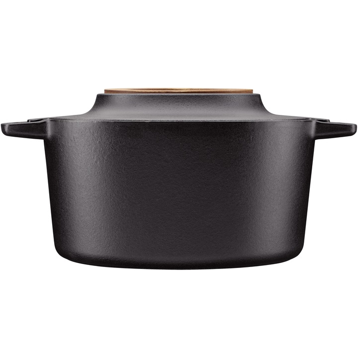 Cratita antiaderenta cu capac Fiskars Norden, fonta, 4L