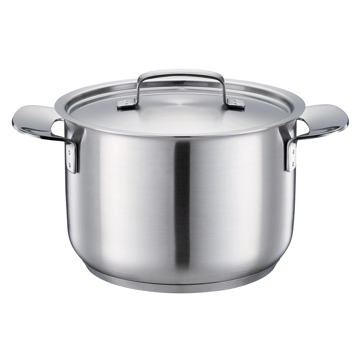 Fiskars All Steel edény fedővel, rozsdamentes acél, 3L