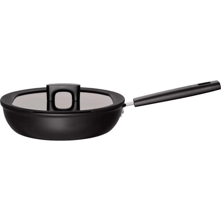 Fiskars Hard Face незалепващ тиган с капак, алуминий, Ø 26 см, 2.8L