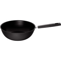 Tigaie wok antiaderenta Fiskars Hard Face, aluminiu, Ø 28 cm, 4,5L