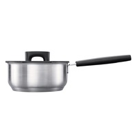 Cratita cu capac Fiskars Hard Face, otel inoxidabil, 1.8L