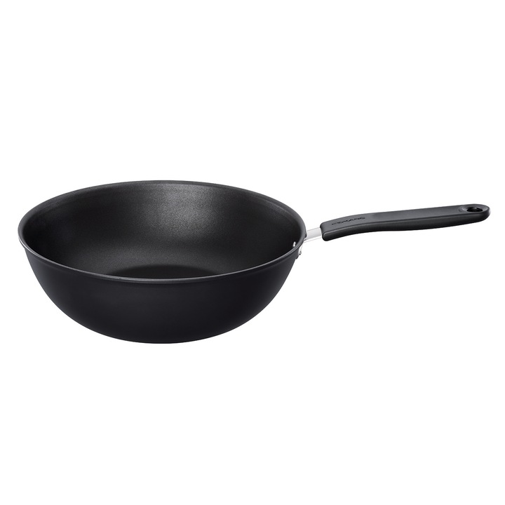 Тиган Уок Fiskars Functional Form, Незалепващо покритие, Алуминиев, 28 см