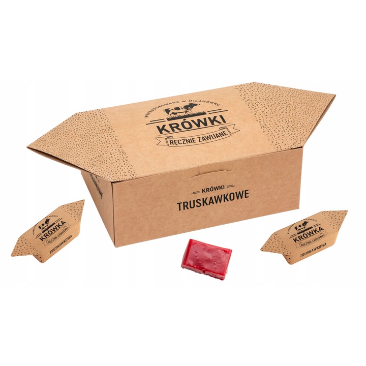 Caramele cu capsuni, B&B Slodycze z Pomyslem, Crem, 300g