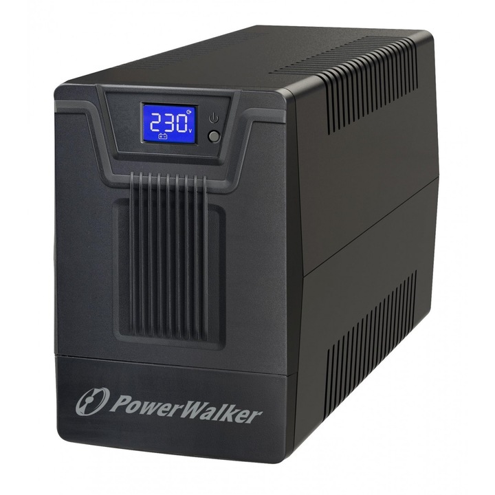 UPS, Power Walker, 230V, Rj11/45, USB, LCD, Черен