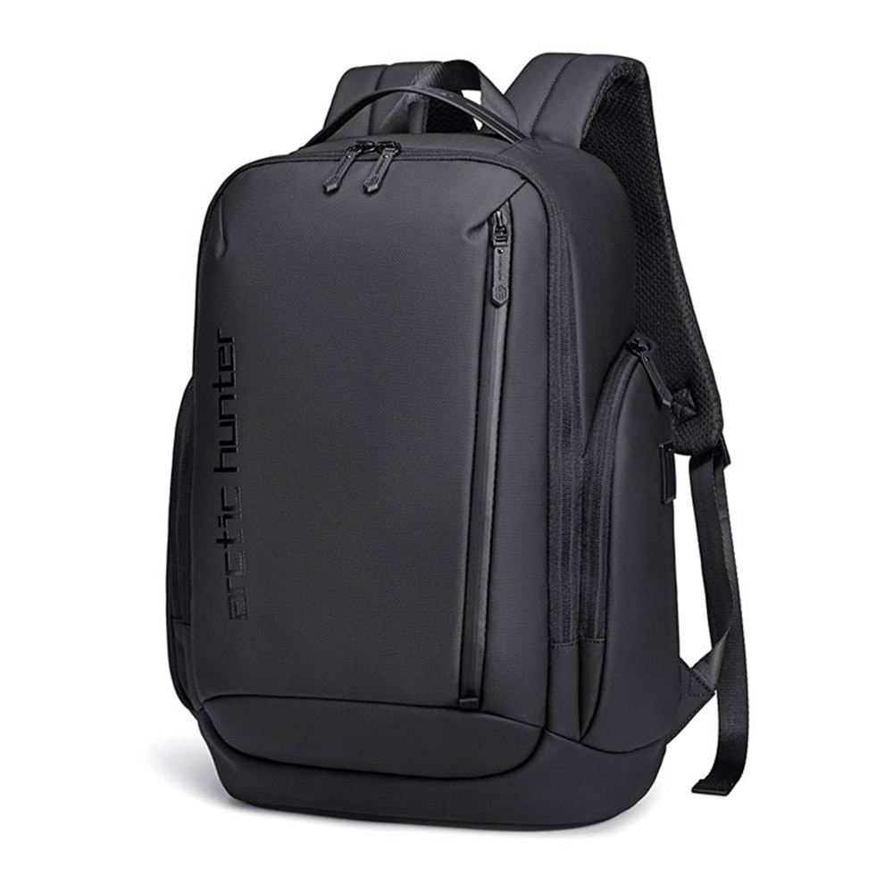 Rucsac pentru laptop, Arctic Hunter Luxa, poliester, 48x31x17 cm, negru