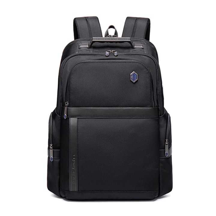 Rucsac pentru laptop, Arctic Hunter Antel, poliester, 43x34x18 cm, negru