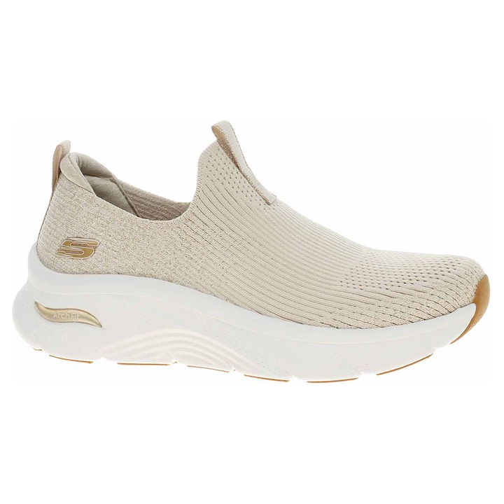 Tenisi dama Skechers Relaxed Fit: Arch Fit D'Lux - Glimmer Dust, bej, 37, 5