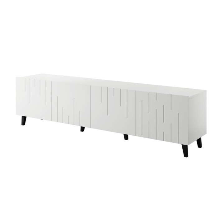 Comoda, Cama Meble, MDF, 200x42x52, Alb