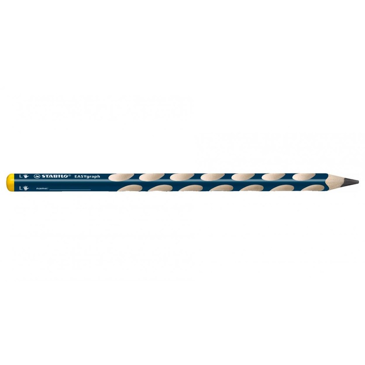 Set 12 creioane EASYgrip, Stabilo, Grafit, HB, Pentru stangaci, Multicolor