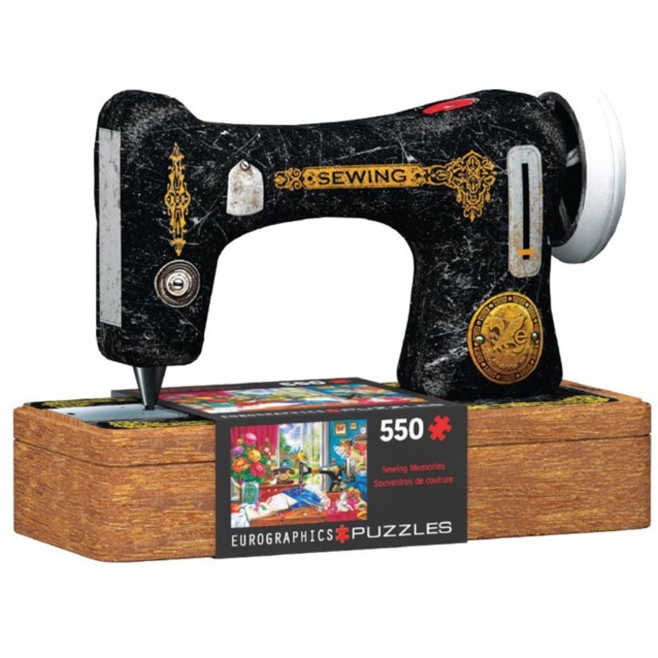 EuroGraphics 550 db-os puzzle - Sewing Machine Tin (8551-5861)