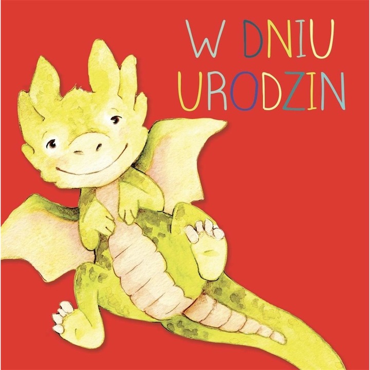 Felicitare patrata, Clear Creation, Carton, Dragon, Multicolor