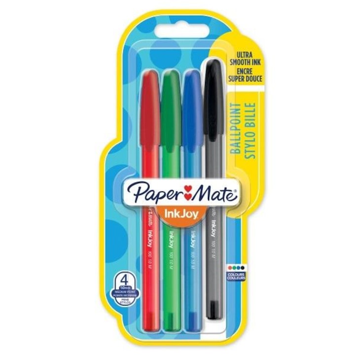 Set 4 pixuri, Paper Mate, 1.0 mm, Multicolor