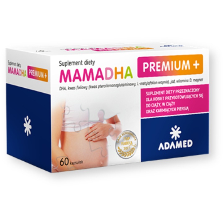 Supliement alimentar, Adamed, MamaDHA Premium+, 60 capsule