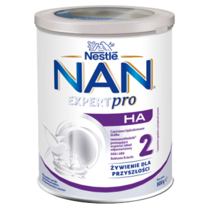 Lapte praf, Nestle, NAN Expert Pro HA 2, Hipoalergenic, 6 luni, 800 g